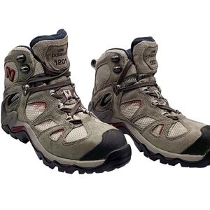 New Balance Womens Hiking Boots 1201 Terra Stryder Ankle Lace Up Gray Size 7 USA